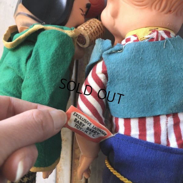 画像10: 50s Vintage Al Capp's Yokum family Mammy & Pappy Dogpatch Doll Set 35cm (T607)