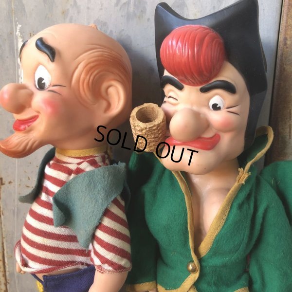 画像7: 50s Vintage Al Capp's Yokum family Mammy & Pappy Dogpatch Doll Set 35cm (T607)