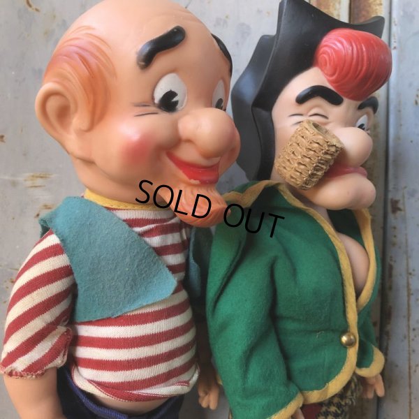 画像6: 50s Vintage Al Capp's Yokum family Mammy & Pappy Dogpatch Doll Set 35cm (T607)