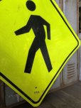 画像4: Vintage Road Sign CROSS WALK (T637)