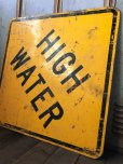画像5: Vintage Road Sign HIGH WATER (T619)
