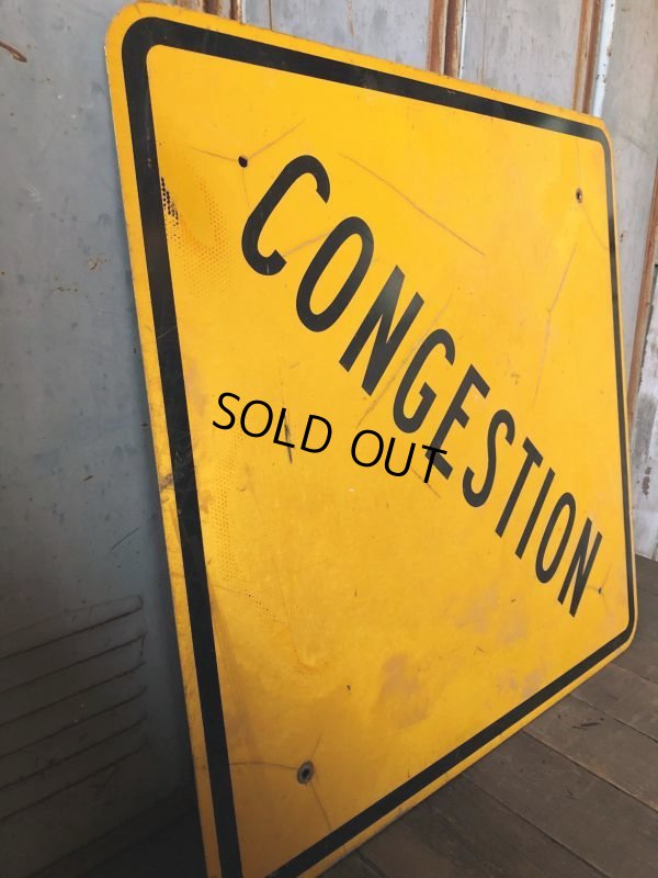 画像4: Vintage Road Sign CONGESTION (T622)