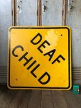 画像5: Vintage Road Sign DEAF CHILD (T650)