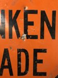 画像3: Vintage Road Sign SUNKEN GRADE (T628)