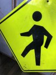 画像3: Vintage Road Sign CROSS WALK (T637)