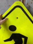 画像2: Vintage Road Sign CROSS WALK (T637) (2)