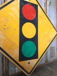 画像4: Vintage Road Sign TRAFFIC SIGNAL (T640)