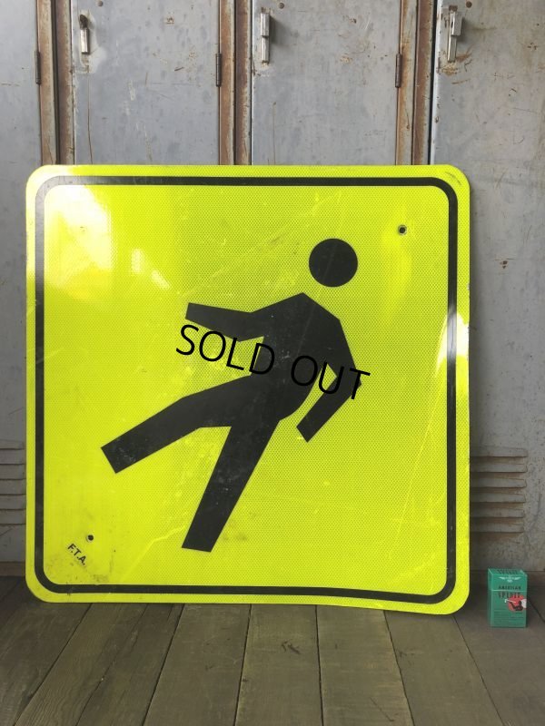 画像6: Vintage Road Sign CROSS WALK (T637)