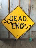 Vintage Road Sign DEAD END (T620)