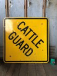 画像5: Vintage Road Sign CATTLE GUARD (T625)