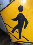 画像3: Vintage Road Sign CROSS WALK (T635)