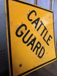 画像6: Vintage Road Sign CATTLE GUARD (T625)