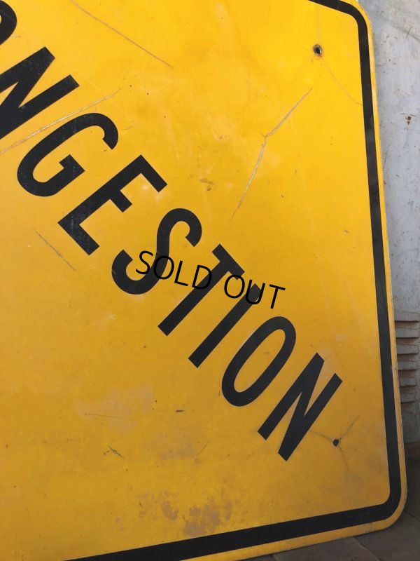 画像6: Vintage Road Sign CONGESTION (T622)