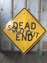 Vintage Road Sign DEAD END (T641)
