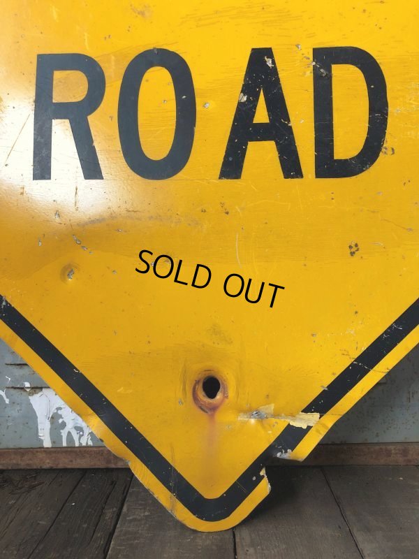 画像5: Vintage Road Sign NARROW ROAD (T648)