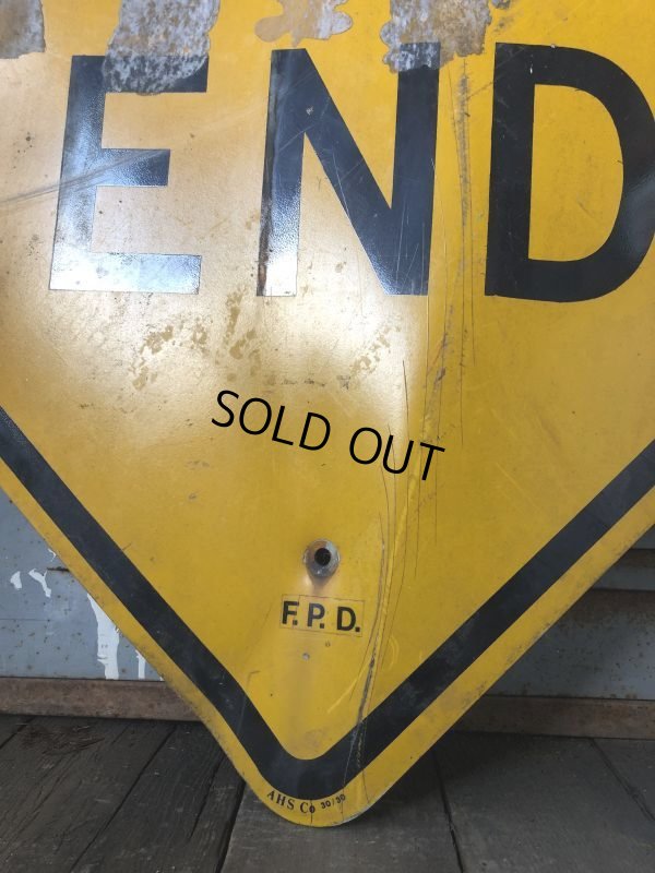 画像5: Vintage Road Sign DEAD END (T641)