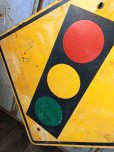 画像3: Vintage Road Sign TRAFFIC SIGNAL (T640)