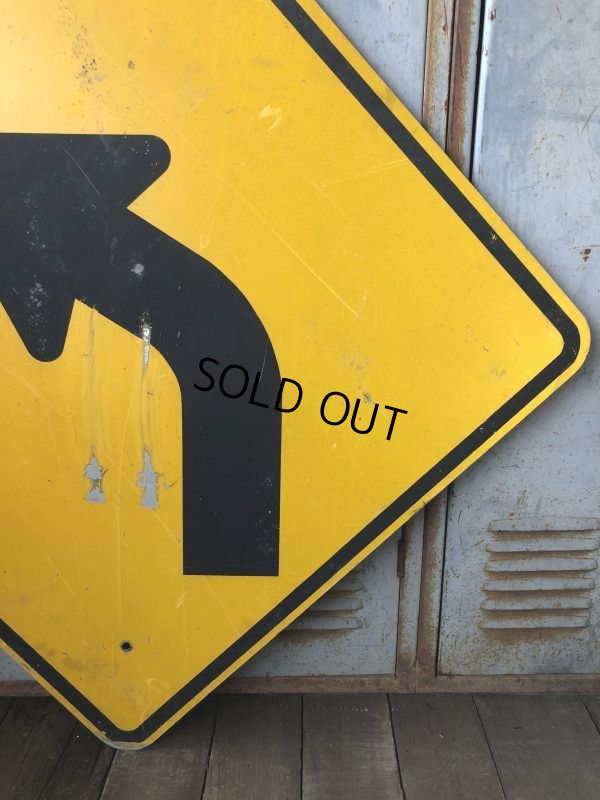 画像4: Vintage Road Sign ↰  (T632)