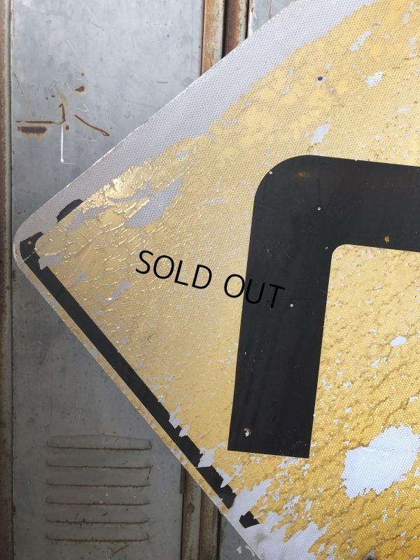 画像4: Vintage Road Sign ↱ (T633)