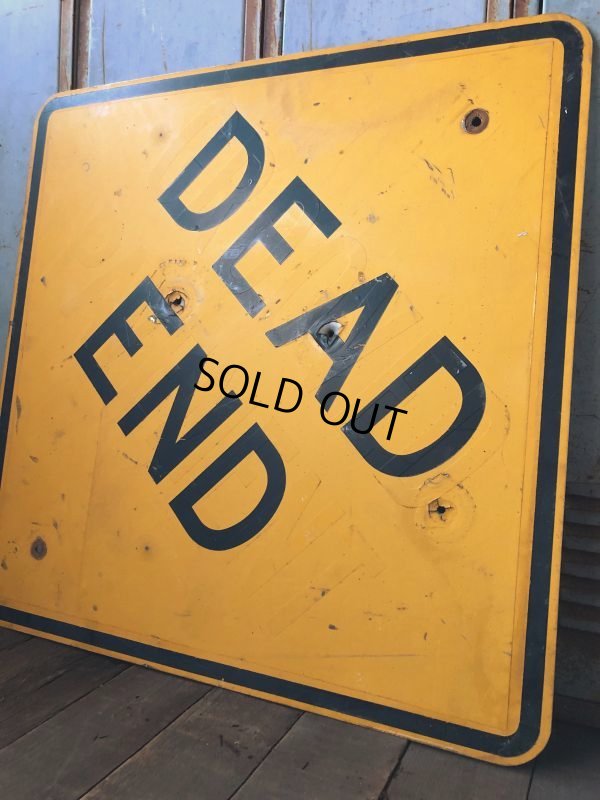 画像5: Vintage Road Sign DEAD END (T620)