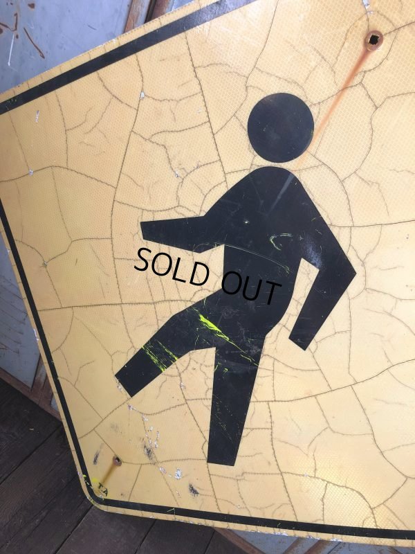 画像3: Vintage Road Sign CROSS WALK (T636)