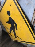 画像5: Vintage Road Sign CROSS WALK (T635)