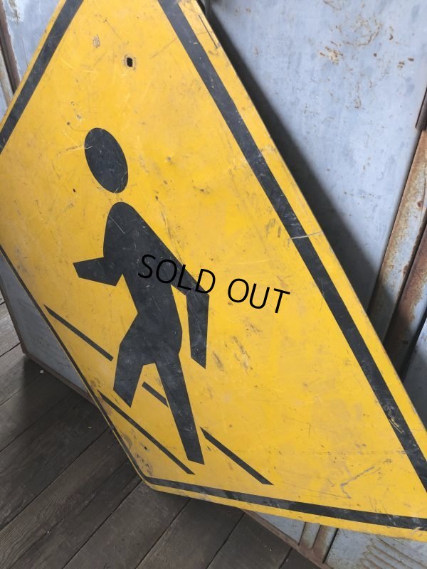 画像5: Vintage Road Sign CROSS WALK (T635)