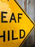 画像4: Vintage Road Sign DEAF CHILD (T650)