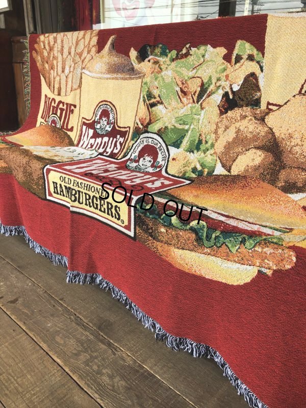 画像2: Vintage Big Size Wendy's Tapestry Limited Edition Advertising (T653)