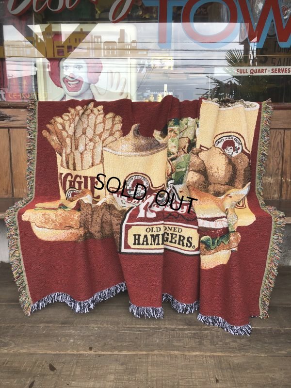 画像4: Vintage Big Size Wendy's Tapestry Limited Edition Advertising (T653)