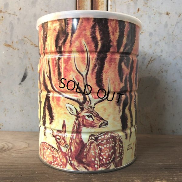 画像2: Vintage Safari Coffee Animal Tin Can Tiger (T654)