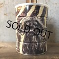 Vintage Safari Coffee Animal Tin Can Cape Buffalo (T655)