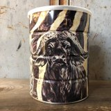 Vintage Safari Coffee Animal Tin Can Cape Buffalo (T655)