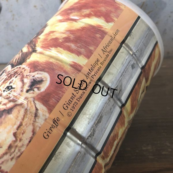 画像4: Vintage Safari Coffee Animal Tin Can African Lion (T658)