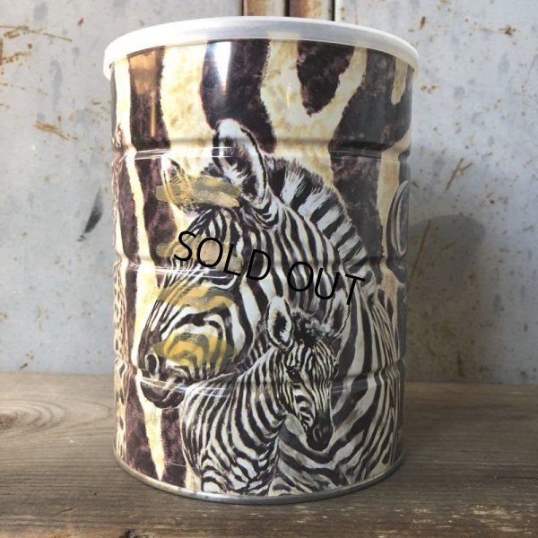 画像2: Vintage Safari Coffee Animal Tin Can Cape Buffalo (T655)