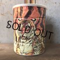 Vintage Safari Coffee Animal Tin Can Tiger (T654)