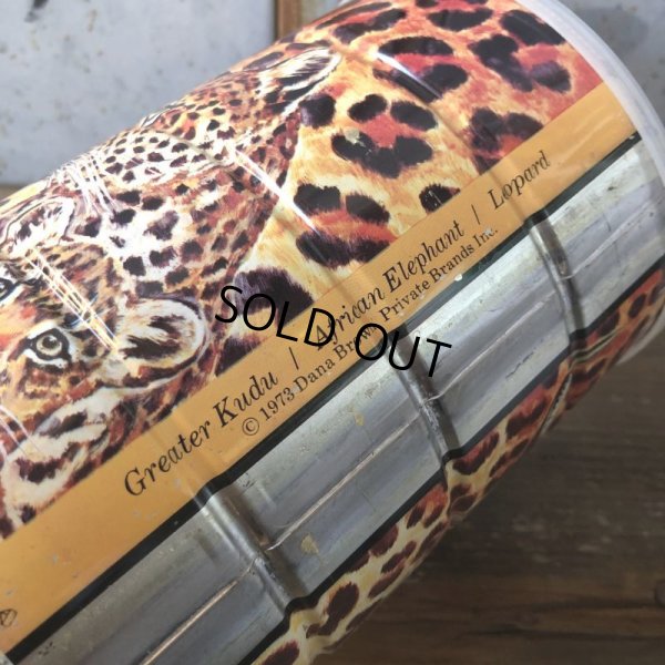 画像6: Vintage Safari Coffee Animal Tin Can African Elephant (T660)