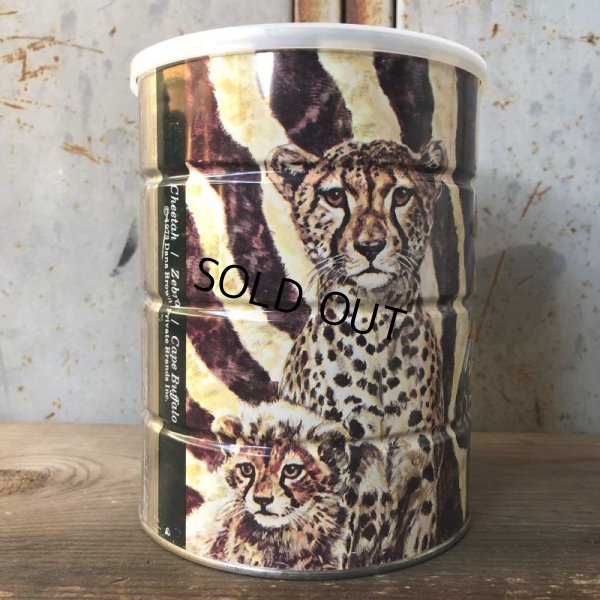 画像3: Vintage Safari Coffee Animal Tin Can Cape Buffalo (T655)