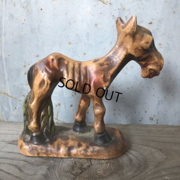 画像4: Vintage Laughing Donkey Ceramic Statue (T663)