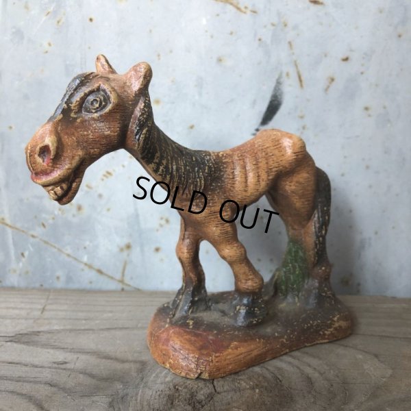 画像1: Vintage Laughing Donkey Figurine Statue (T661)