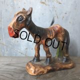 Vintage Laughing Donkey Ceramic Statue (T663)