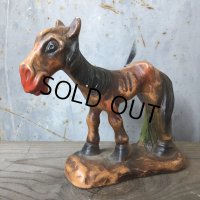 Vintage Laughing Donkey Ceramic Statue (T663)