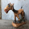 画像1: Vintage Laughing Donkey Figurine Statue (T664) (1)