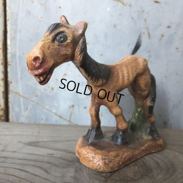 画像1: Vintage Laughing Donkey Figurine Statue (T664)