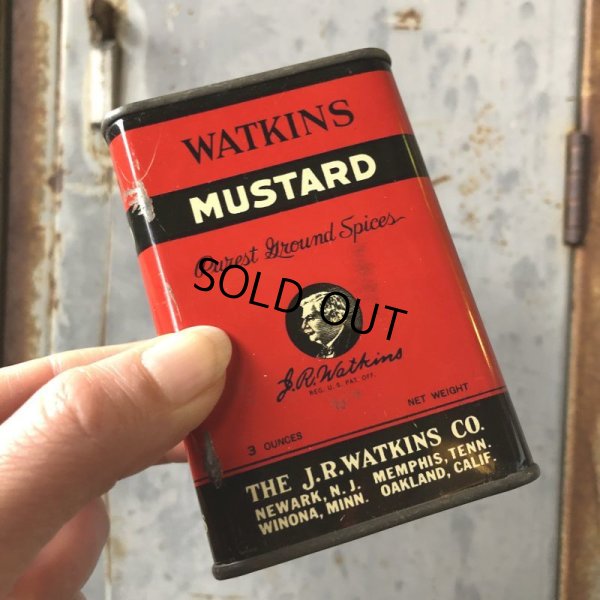 画像1: Vintage Watkins Mastard Can (T683)