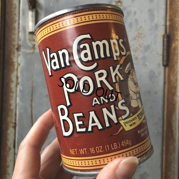 画像1: Vintage Van Camp's Pork and Beans Can (T681)