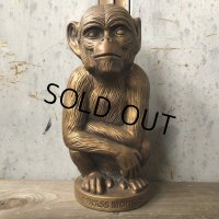 Vintage Heublein BRASS MONKEY Bank  Store Display (T671)