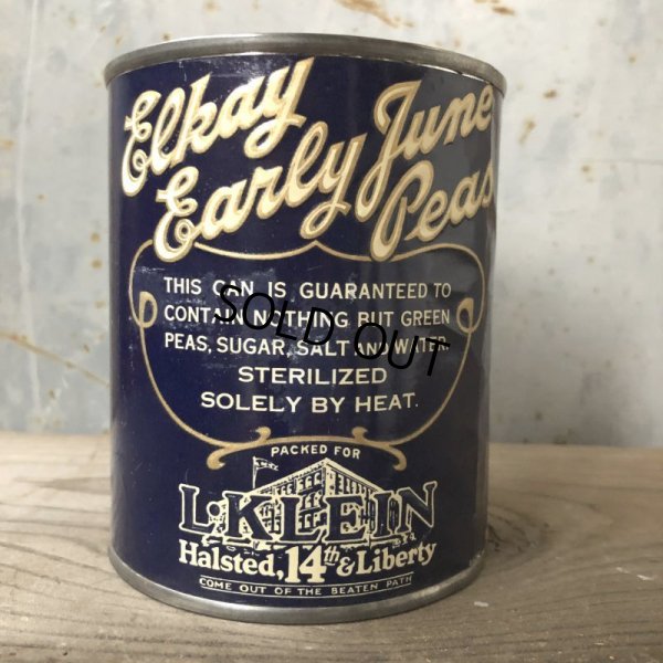 画像5: Vintage Elkay Early June Peas Can (T680)