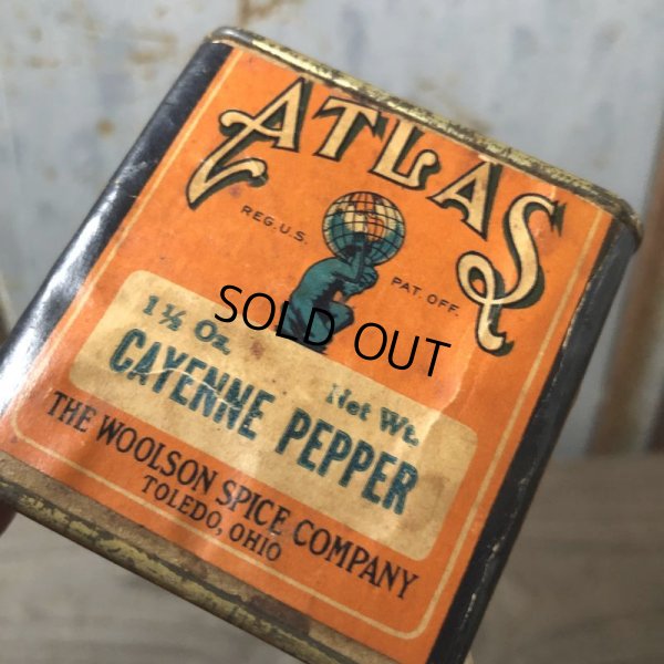 画像7: Vintage Atlas Cayenne Pepper Can (T678)