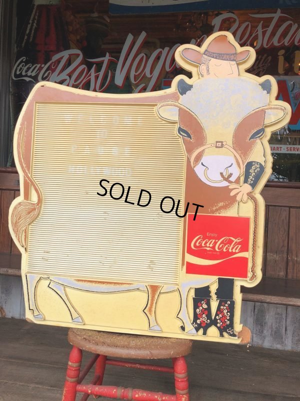 画像1: Vintage Coca Cola Menu Board (T685)